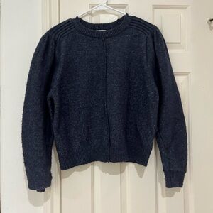 &merci Blue Crew Neck Sweater size large